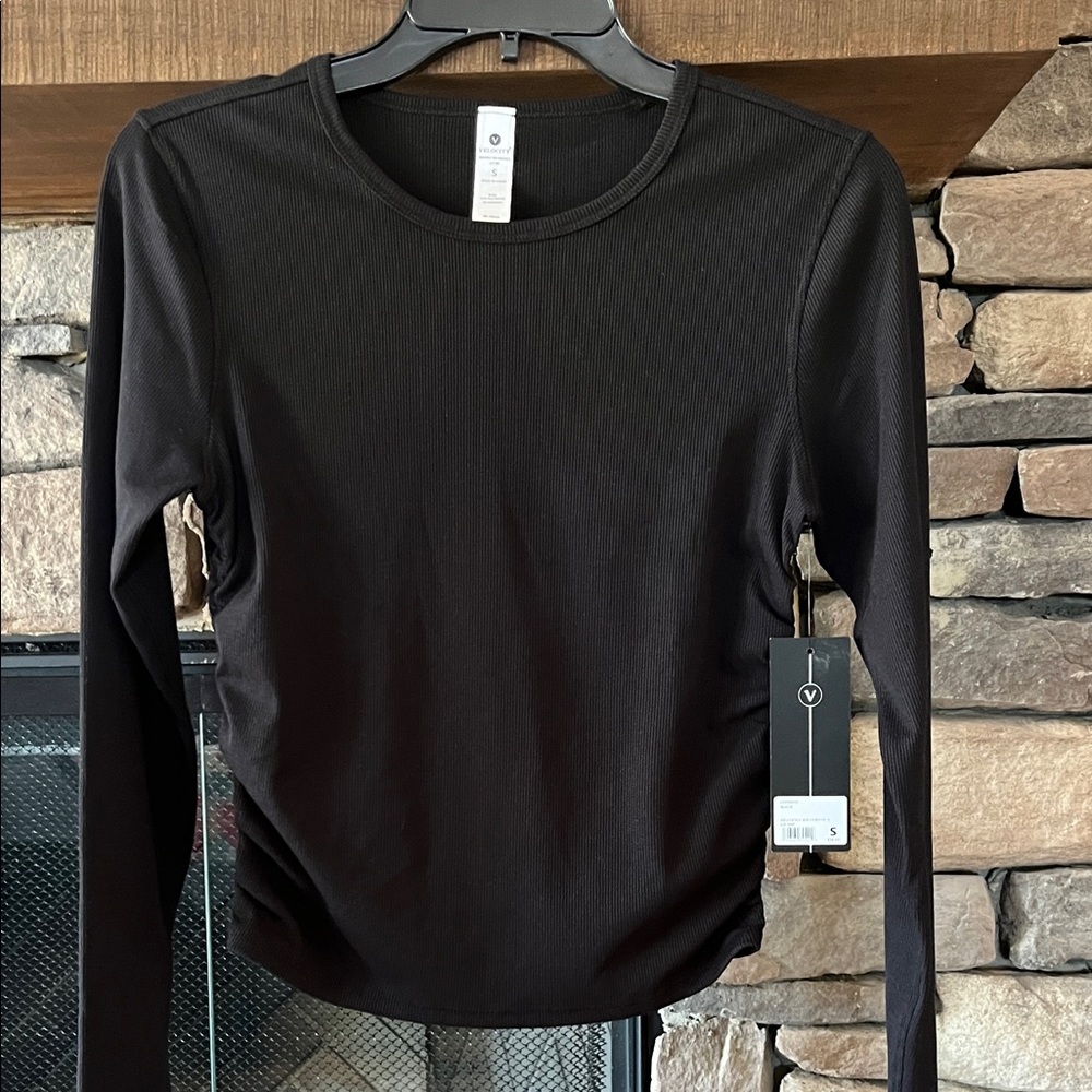 🌷3 Tops for $18 - NWT Velocity Heavenly Ribbed Veronica, Black LS Top